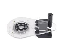 Cosiki Piastra di Base del Router, Guida per il Bordo del Router con Dado a Vite della Vite Universale ACRILICA ACRIBILE ACCURO COLURA Accurabile Plate Guidato