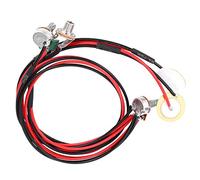 Cosiki Pickup Piezoelettrico a Contatto con Controllo Volume e Tono per Chitarre Folk Ukulele - Pickup Piezoelettrico Doppio per Mandolino, Banjo - a Contatto in Metallo da 6,35 Mm