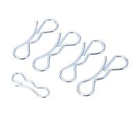 Cosiki Pin Coccinetto di Bloccaggio, Clamp/Holder del Ponte Universali 5 Pcs Brod Lock per Bicchiere per Pin di Ferro Clamp/Holder per per l'accessorio Hardware del Ponte
