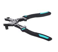 Cosiki Pinza Multifunzione, Pinza con Impugnatura Ergonomica in Acciaio CRV, Spelafili con Estrattore per Chiodi e Testa a Martello, Ideale per la Lavorazione del Legno, Impianti Elettrici e Idraulici