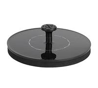 Cosiki Pompa dell'Acqua Solare, Pompa per Fontane Solari 180L/H 1,4 W per Acqua per Uccelli per Uccelli Solari Funghe Creative Potenza Solare Fontina Galleggiante Funga per per Giardino POLD POLCA