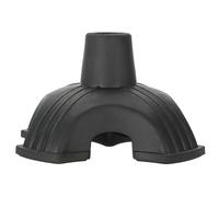 Cosiki Punta del Bastone di Supporto a Quattro Basi in Gomma Antiscivolo per Maggiore Trazione e stabilità, Cuscinetto per Bastone Passeggio Autoportante 19 Mm per Anziani