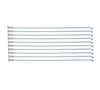 Cosiki Raggi di Bici, Raggi in Bicicletta, Design Ad Alta Resistenza con Accessori 10pcs 13g 2,2 Mm Manganese in Bici da Manganese Parlata per la Riparazione di Biciclette e Triciclo (220MM)