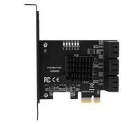 Cosiki Scheda di Espansione PCI-E a 6 Porte con Indicatore LED Blu per il Monitoraggio dei Dati PCB 1 X unità
