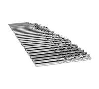 Cosiki Set di Punte Elicoidali HSS 16 Pezzi Utensili di Perforazione Professionali Ad Alta Resistenza per Metallo Legno Plastica 0,8-1,5 Mm