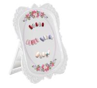 Cosiki Smalto per Unghie Carta Colorata Design Floreale 48 Colori Gel per Unghie Pratica Strumento per Manicure per Espositore per Nail Art, Mostra Banco