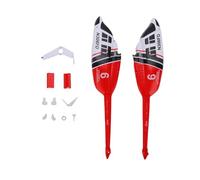 Cosiki Sostituzione della Copertura Protettiva Durevole per Elicottero RC per RC ERA C138 Bell 206 Facile da Installare per Riparazione e Aggiornamento, Kit Guscio in Plastica per Elicottero (rosso)