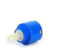 Cosiki Sostituzione della Valvola del Rubinetto a Prova di Perdite con Cartuccia del Miscelatore Acqua da 35/40 Mm per, Bagno, Disco in Ceramica (35 mm)