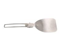 Cosiki Spatola da Campeggio, Utensili da Cottura da Campeggio con Design a Chiacchiere in Acciaio Inossidabile Utensili da Cucina Pieghevoli per Cottura da Esterno (cucchiaio di riso)