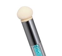 Cosiki Spazzoli per Unghie per Nail Art, Spugna per Unghie con Pennello per Chiodo per la Spugna Acrilica Dipinga 1 Pennello 6 Teste di a Doppia Faccia a Doppia Parte della per le Nail Art (BLUE)
