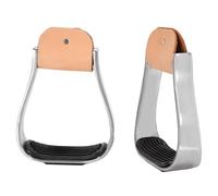 Cosiki Staffe a Cavallo, Pelli di Staffe per Sella Inglesi in Alluminio Imbottito a Cavallo a Sella Accessori per Utensili per per Gli Appassionati Equestri