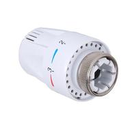 Cosiki Valvola Termostatica per Radiatore in Ottone Controllo Efficiente della Temperatura per di Riscaldamento Dell'acqua Morsetto + Valvola Diritta Filettata per Freddo + Caldo (radiatore)
