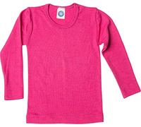 Cosilana - Maglia a maniche lunghe per bambini, in lana vergine biologica e seta Pep-Pink. 104
