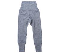 Cosilana - Pantaloni lunghi per neonati con fascia elastica in seta/lana/cotone, 86 cm-92 cm