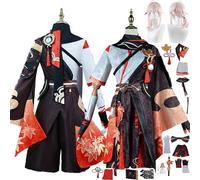 Cosimfy Anime Genshin Impact Kaedehara Kazuha Cosplay Costume Vestito Giochi di Ruolo Kinich Ifa Uniformi Set Halloween Festa Carnevale Dress Up Suit con Vestiti per Uomini (3XL)