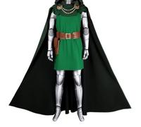 COSLANDERS Costume da dottore destino con mantello, maschera per Halloween, costume da dottore destino (set completo, L)