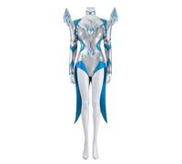COSLANDERS Costume da Emma Frost da donna, tuta per Halloween (STYLE1, XS)