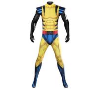 COSLANDERS Costume da Wolverine da uomo, tuta da James Howlett, costume per Halloween XMEN97 (STYLE1, L)