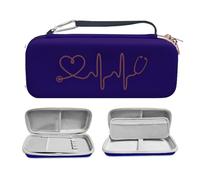 COSLANLEE Custodia per stetoscopi per infermiere adatta 3M Littmann Cardiology III, II, IV Master Cardiologia/MDF MDOne borsa da viaggio leggera per studenti infermieristici [dispositivo non incluso]
