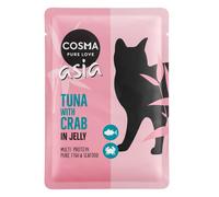 Cosma Asia in busta 6 x 100 g Alimento umido per gatti - Tonno con Manzo