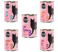 Set prova! Cosma Thai / Asia in gelatina - 6 x 400 g: 3 gusti al Tonno + 2 gusti al Pollo