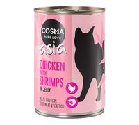 Cosma Asia in gelatina 12 x 400 g Alimento umido per gatti - Pollo & Gamberetti
