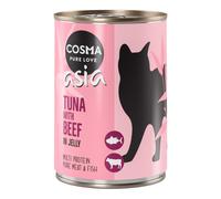 Cosma Asia in gelatina 12 x 400 g Alimento umido per gatti - Tonno con Manzo