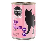 Cosma Asia in gelatina 6 x 400 g Alimento umido per gatti - Tonno con Salmone