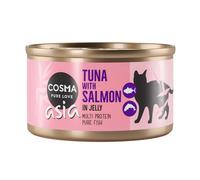 Cosma Asia in gelatina 6 x 85 g umido gatto - Tonno con Salmone