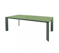 Cosma AT804275 - Tavolo da giardino, in alluminio, 200x100x75cm, colore Verde