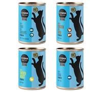 Multipack risparmio! Cosma Drink 12 x 100 g Bevanda snack per gatto - Mix: 4 gusti