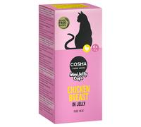 Cosma Mini Jelly Cups 6 x 25 g Snack per gatto - Petto di Pollo