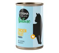 Cosma Nature 12 x 140 g Alimento umido per gatti - Filetto di Pollo