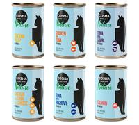 Cosma Nature 12 x 140 g Alimento umido per gatti - Mix 2 (6 varianti): 4 gusti al Tonno + 1x Filetto di Pollo + 1x Salmone