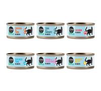 Cosma Nature 12 x 70 g - Mix: 2 x 2 gusti al Tonno + 2 x 3 al Pollo + 2 x 1 al Salmone