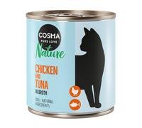 Cosma Nature 24 x 280 g Alimento umido per gatti - Petto di Pollo & Tonno