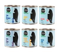Cosma Nature 12 x 280 g Alimento umido per gatti - Mix 2 (6 varianti): 4 gusti al Tonno + 1x Filetto di Pollo + 1x Salmone