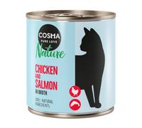 Cosma Nature 6 x 280 g Alimento umido per gatti - Pollo & Salmone