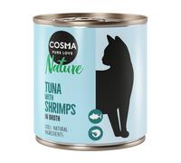 Cosma Nature 6 x 280 g Alimento umido per gatti - Tonno & Gamberetti
