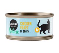 Cosma Nature 6 x 70 g Alimento umido per gatti - Filetto di Pollo