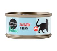 Cosma Nature 6 x 70 g Alimento umido per gatti - Salmone