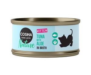 Cosma Nature Kitten 24 x 70 g - Pollo & Tonno