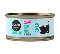 Cosma Catfood Cosma Nature Kitten - Tonno e Aloe vera - 24 x 70 g - NUOVO