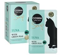 Cosma Soup 24 x 40 g Alimento umido per gatti - Tonno con Piselli