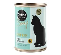 Cosma Soup 6 x 100 g umido gatto - Petto di Pollo con Asparagi