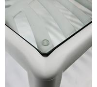 Cosma Tavolino Quadrato in PP 70x70x32 cm Tortora
