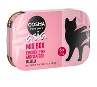 Set prova! Cosma Thai / Asia in gelatina - 6 x 170 g: 3 gusti al Pollo + 1 gusto al Tonno