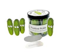 Cosmeria Positive Pickle Affirmation Jar, Relax, 60 Carte per energia positiva e Benessere mentale, Perfetto per Gli Amici