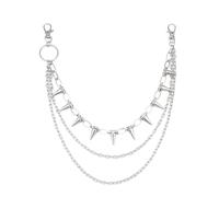 Cosmeria Punk, collana per pantaloni da uomo, resistente, in materiale di alta qualità, perfetta per skateboard, moto e stile hip hop, accessorio alla moda