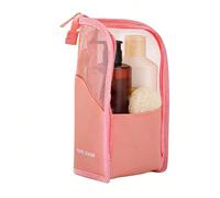 Cosmetic Bag | Makeup Brush Bag | Standing Portable Waterproof Brush Holder | Travel Makeup Organizer For Women And Girls | Cosmetics Pouch For Brushes And Skin Care | Vanity Display